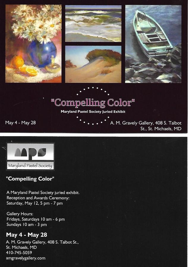 Compelling Color - Member Only Juried Exhibition 2018, through May 28th